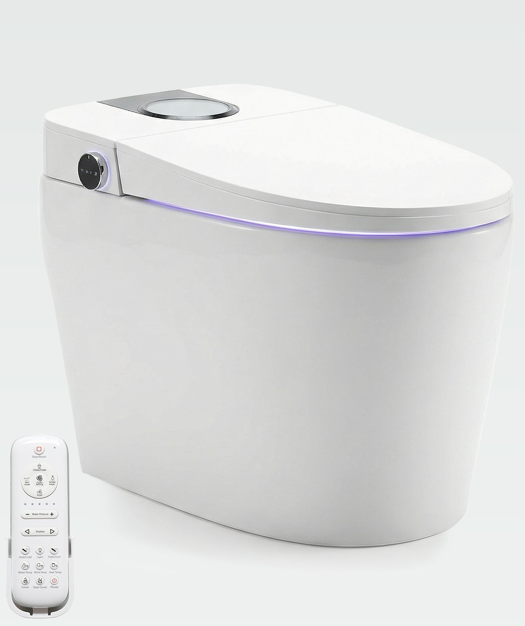 Inodoro inteligente de cerámica con calefacción