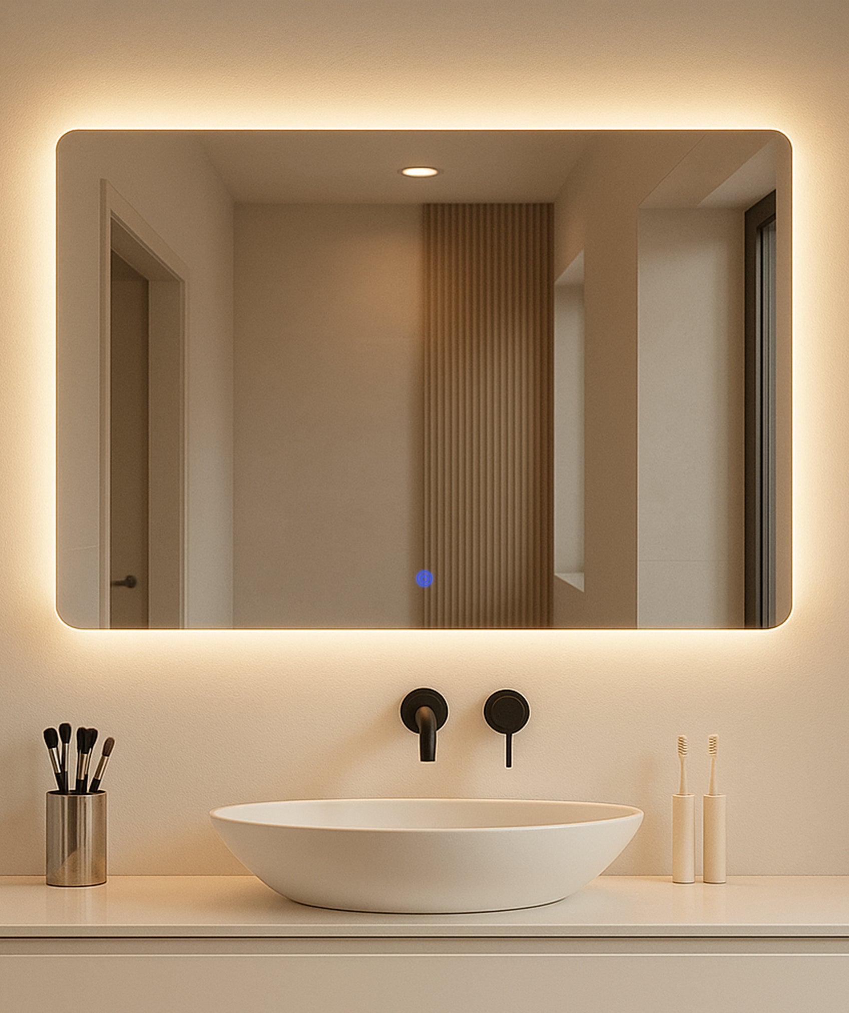 Espejo de pared - diseño rectangular