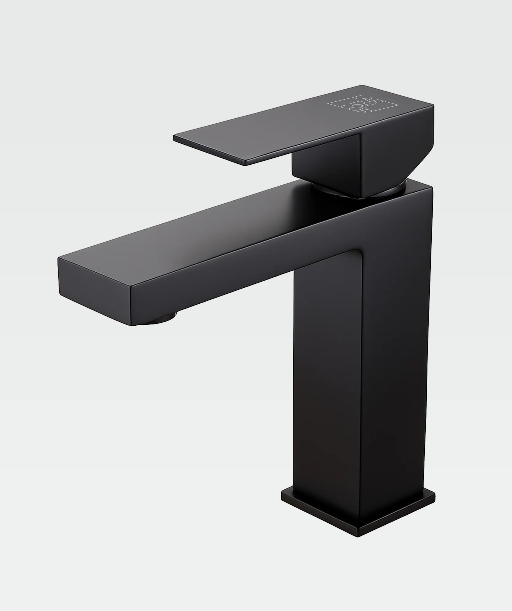 Grifo de lavabo monomando para agua fría y caliente (Tamul negro)