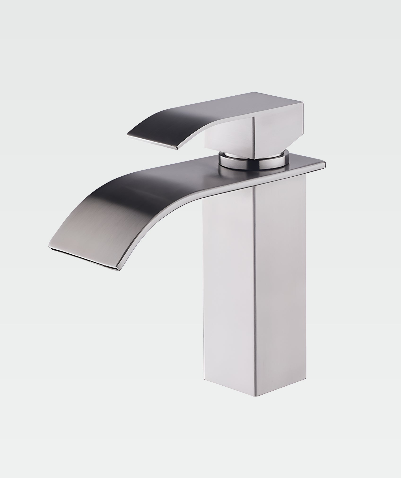 Grifo de lavabo monomando para agua fría y caliente (Marmore Silver)