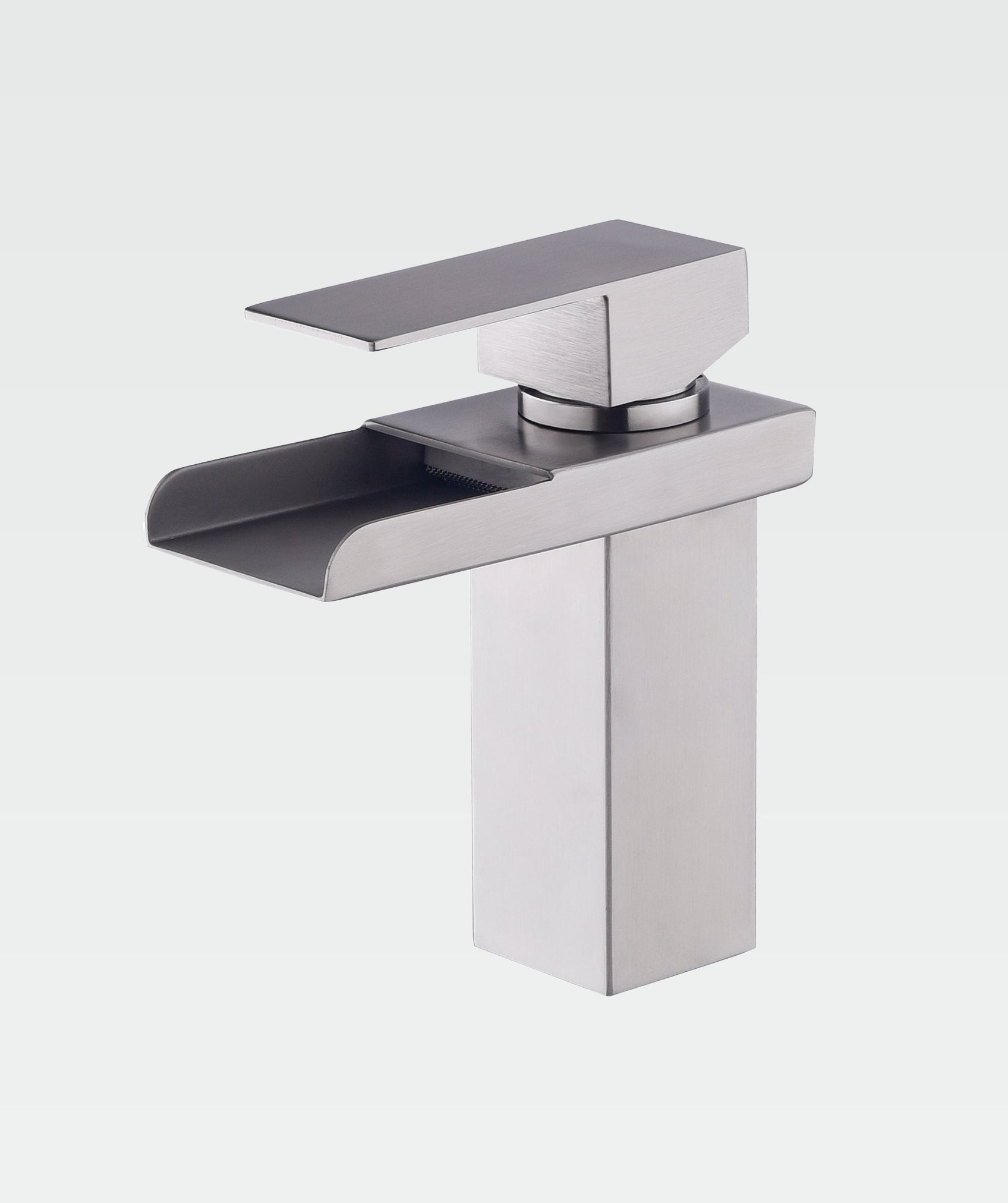 Grifo de lavabo monomando para agua fría y caliente (Palouse Silver)