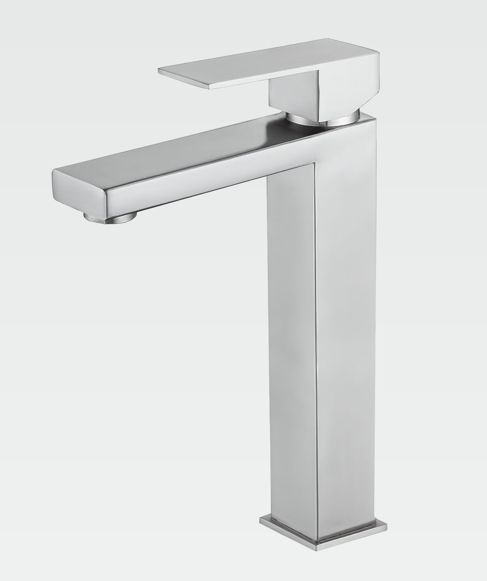 Grifo de lavabo monomando para agua fría y caliente (Tamul Silver +)